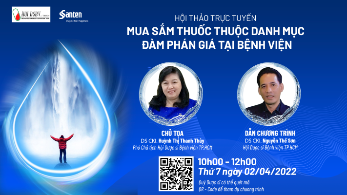 Chương trình hội thảo MUA SẮM THUỐC THUỘC DANH MỤC ĐÀM PHÁN GIÁ TẠI BỆNH VIỆN